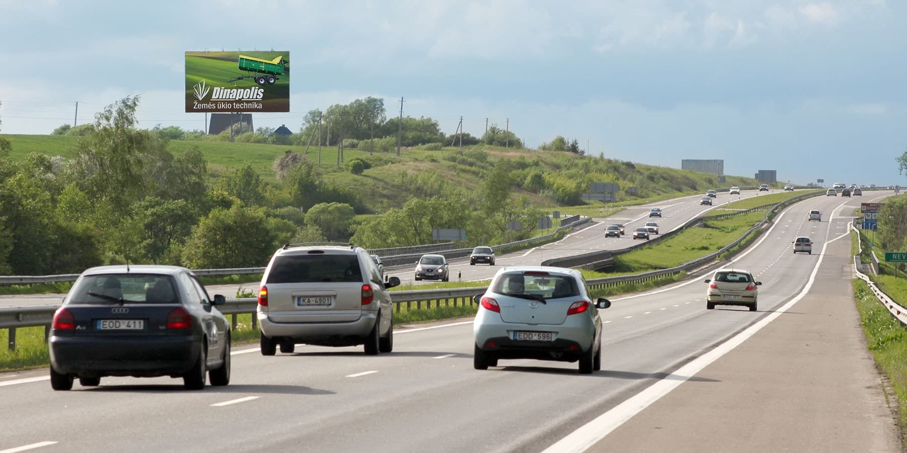 Automagistralė A1, Klaipėda - Kaunas (dešinėje pusėje)