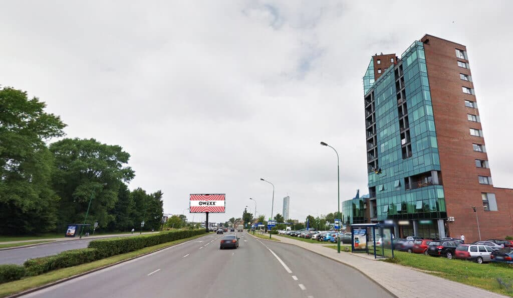Reklamos stendas Klaipėda – Baltijos pr. ir Minijos g. sankirta