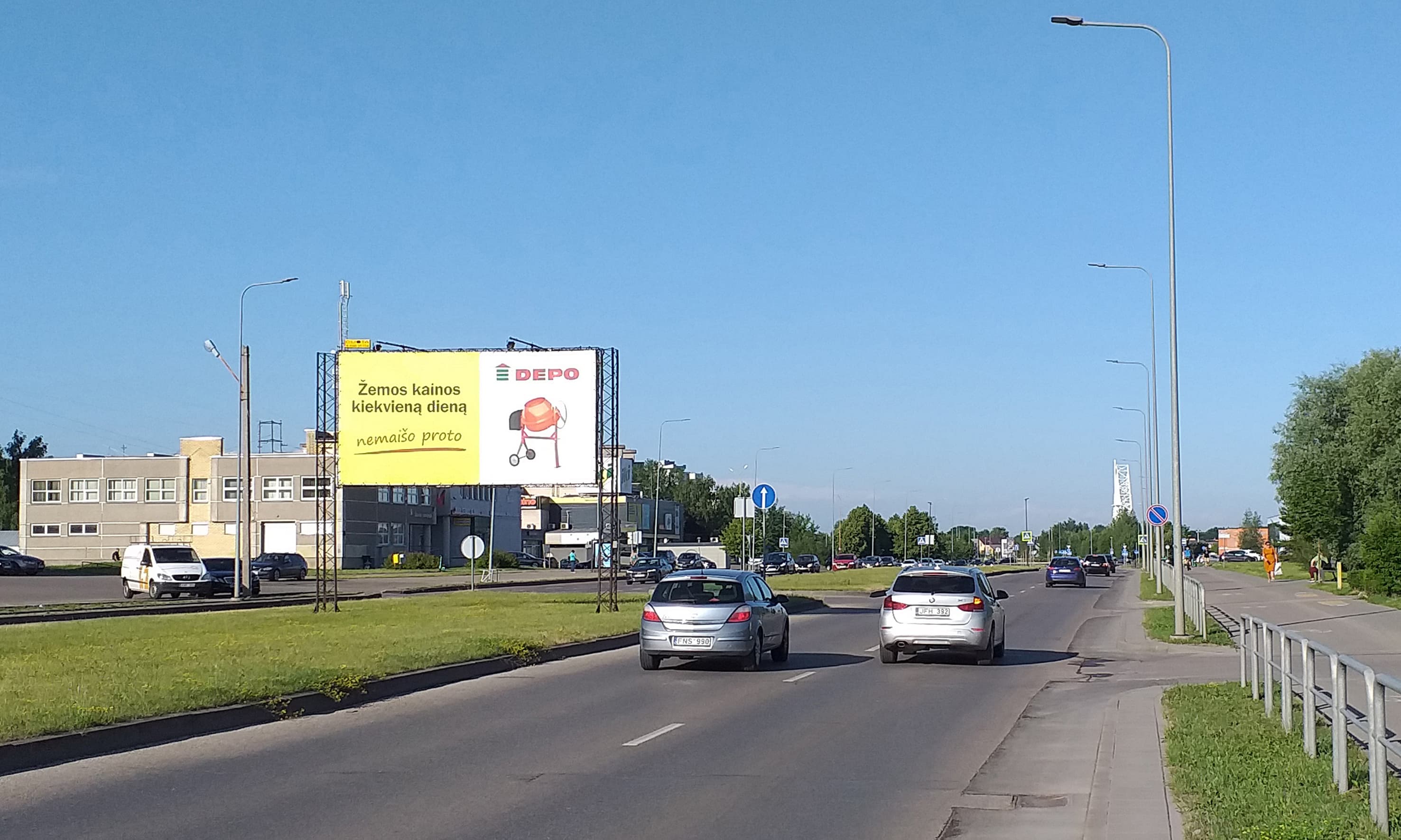 Reklamos stendas – Baltų pr, prie PC "BALTAI", Kaunas (B pusė)