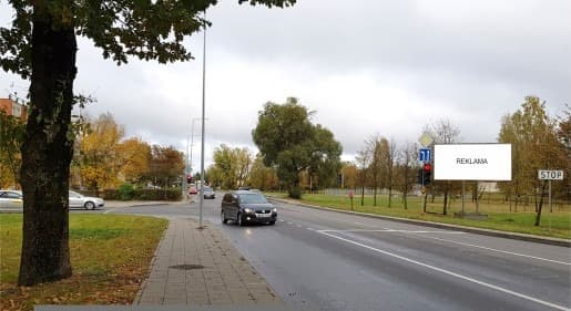 Reklamos stendas – Beržų - Veležio kelias, Panevėžys