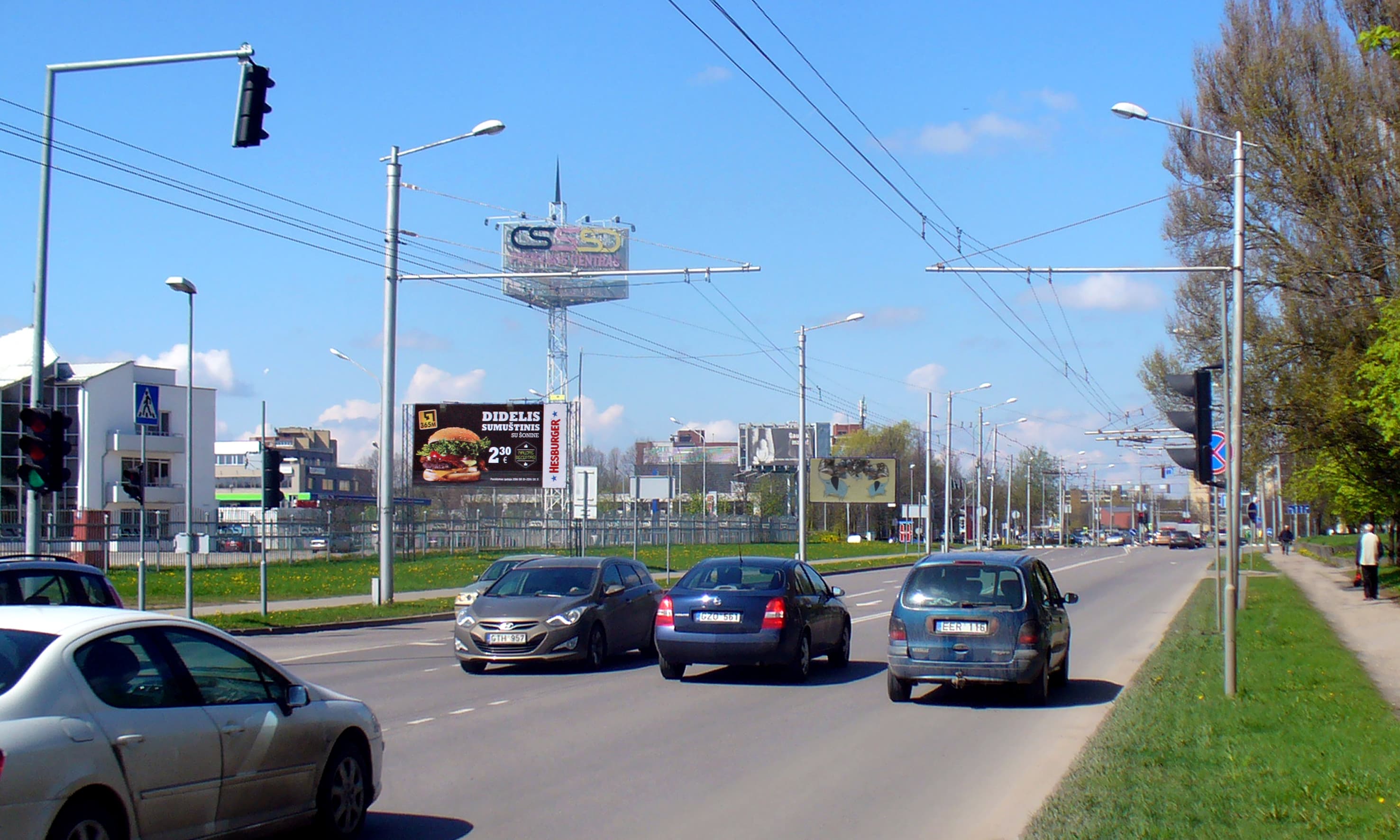 Reklamos stendas – Draugystės g., prie PC "Senukai" , Kaunas (A pusė)