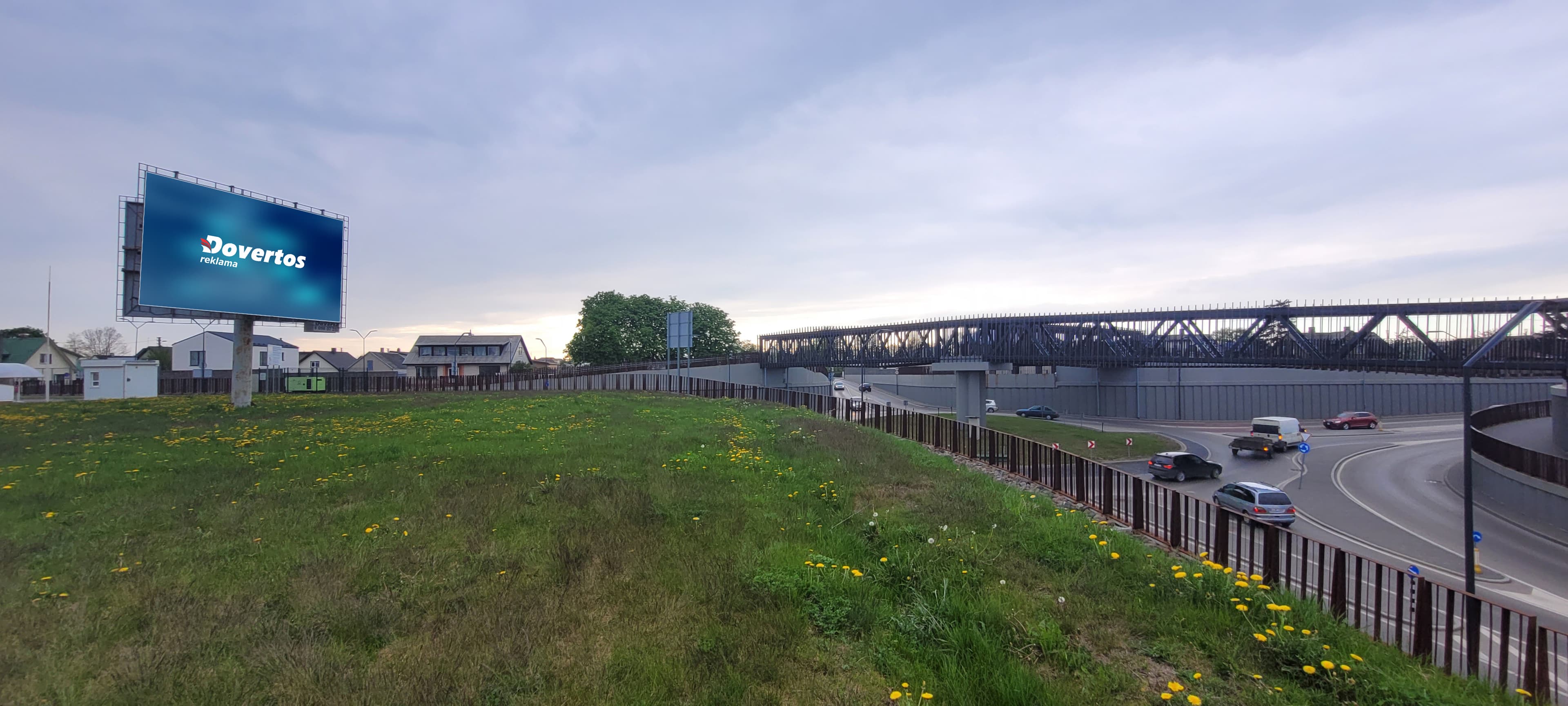 Reklamos stendas, Geležinkelio g.