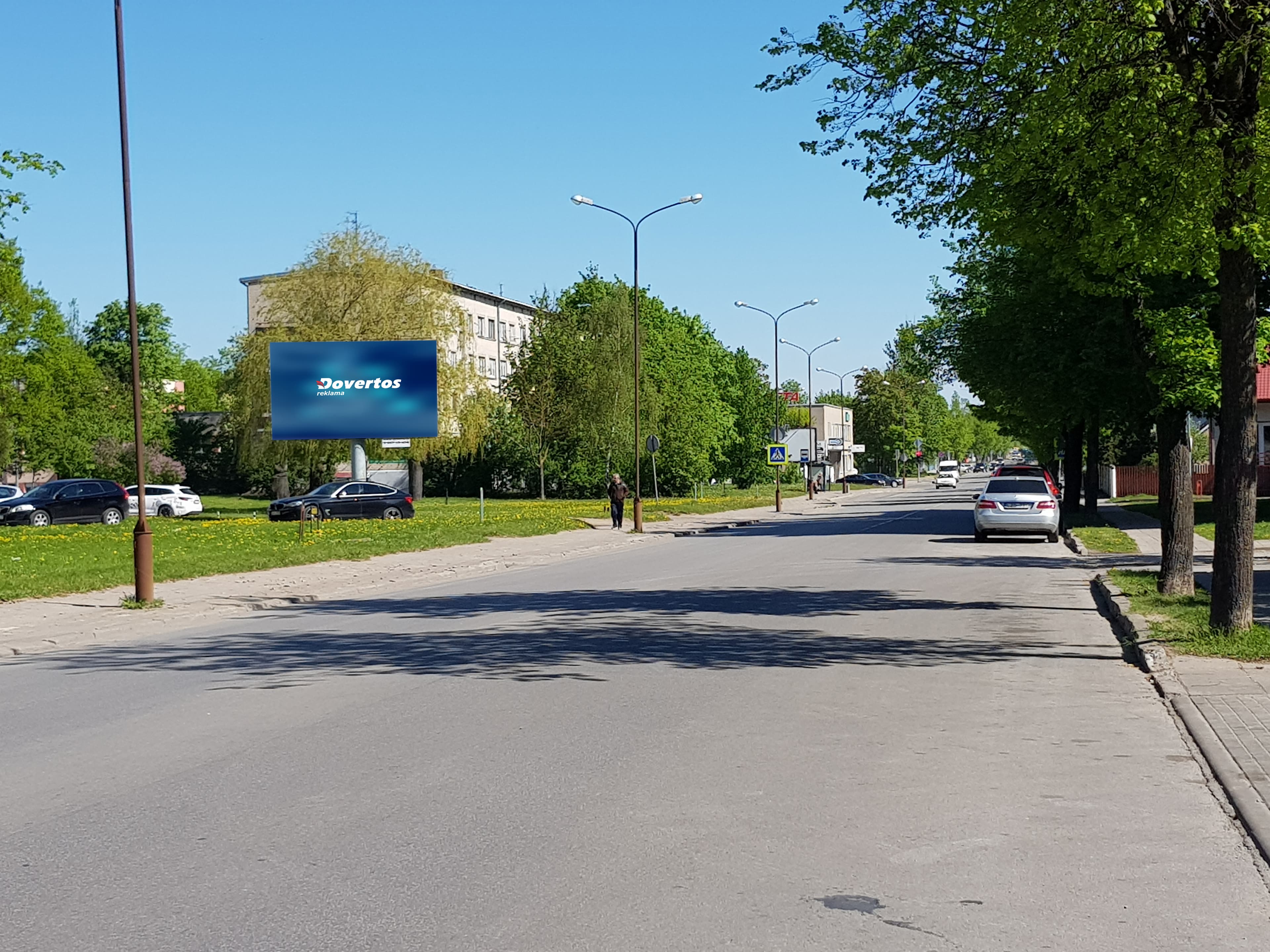 Reklamos stendas, J. Basanavičiaus g.