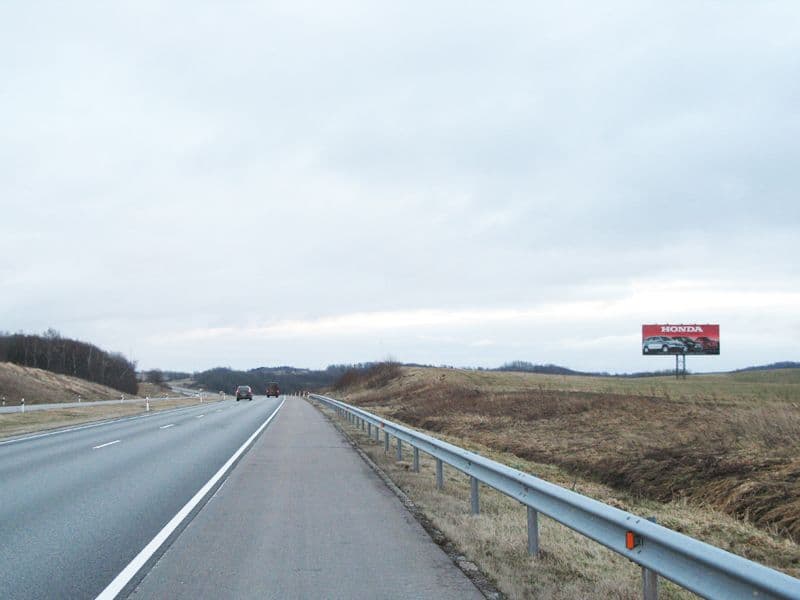 Reklamos stendas, Kaunas–Klaipėda 222km (D pusė)