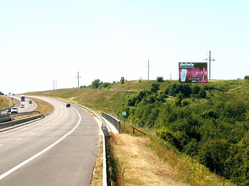 Reklamos stendas, Kaunas–Klaipėda 291km