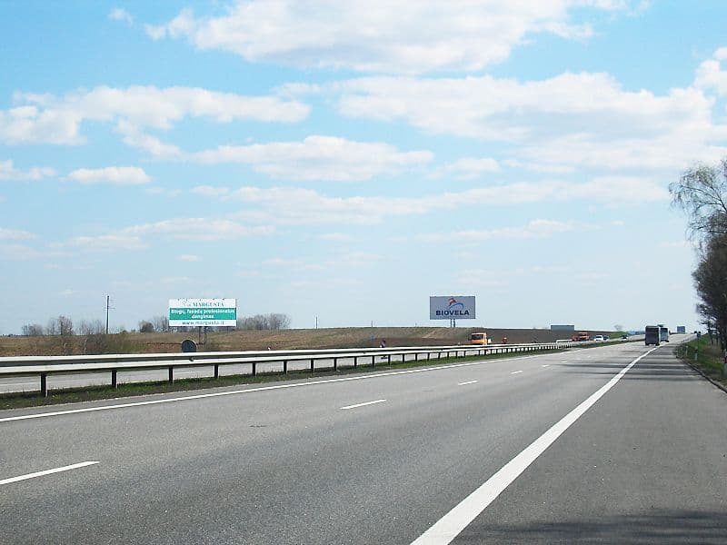 Kaunas - Vilnius, 74,8 km iki Vilniaus (kairėje pusėje)