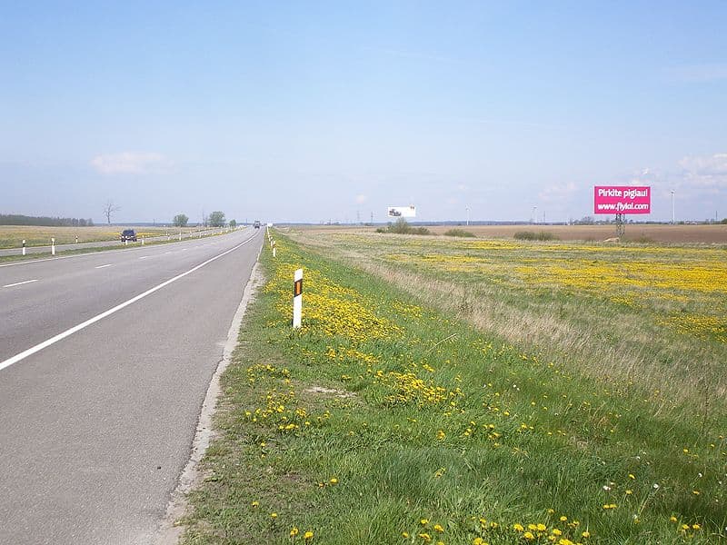 Reklamos stendas, Klaipėda–Palanga 21.5km (D pusė)