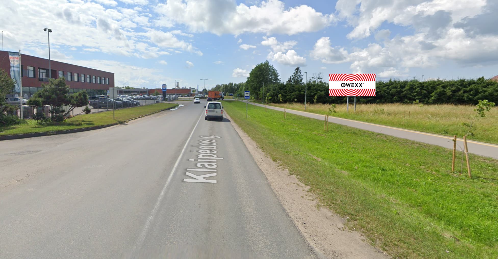 Reklamos stendas Šilutė – Klaipėdos g., Šilutė (dešinėje pusėje)