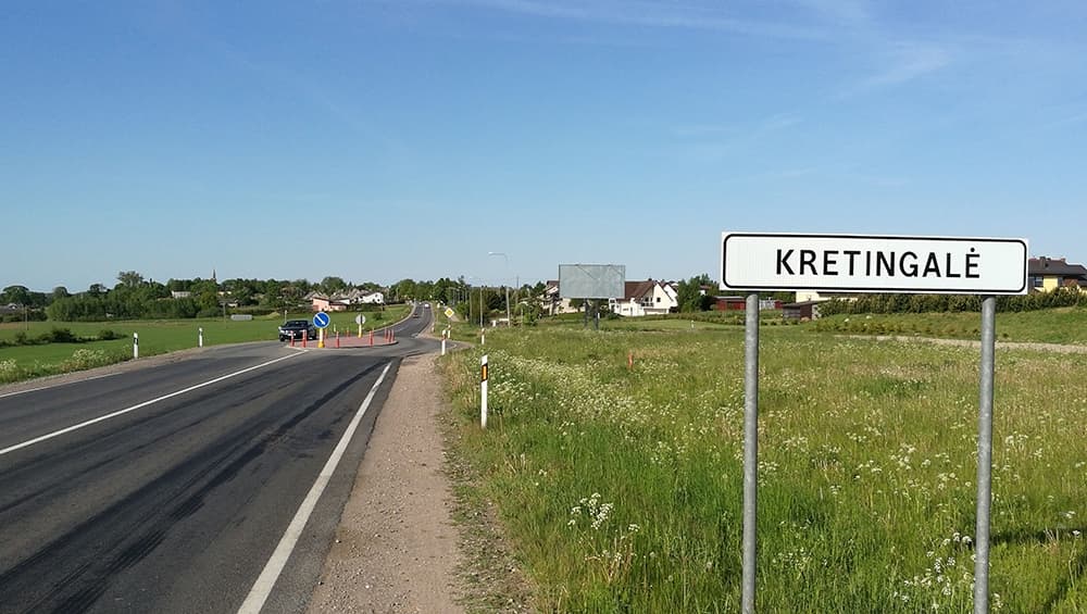 Reklamos stendas, Kretingalė (B pusė)