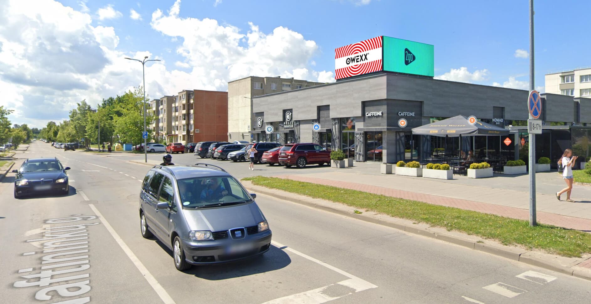 Reklamos stendas Mažeikiai – Naftininkų g. 40