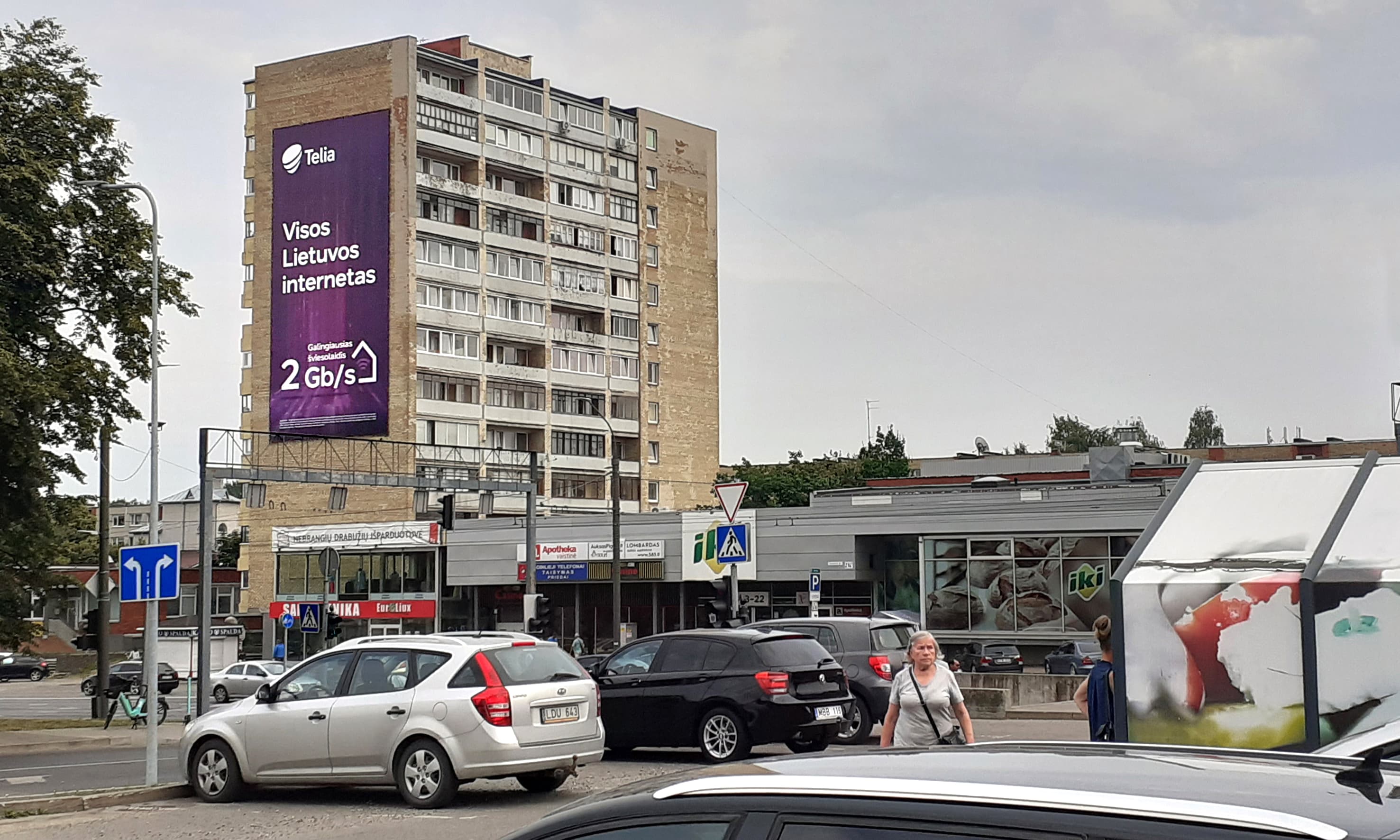 Reklaminė plokštuma – Savanorių pr., šalia "hyper Maxima", Kaunas