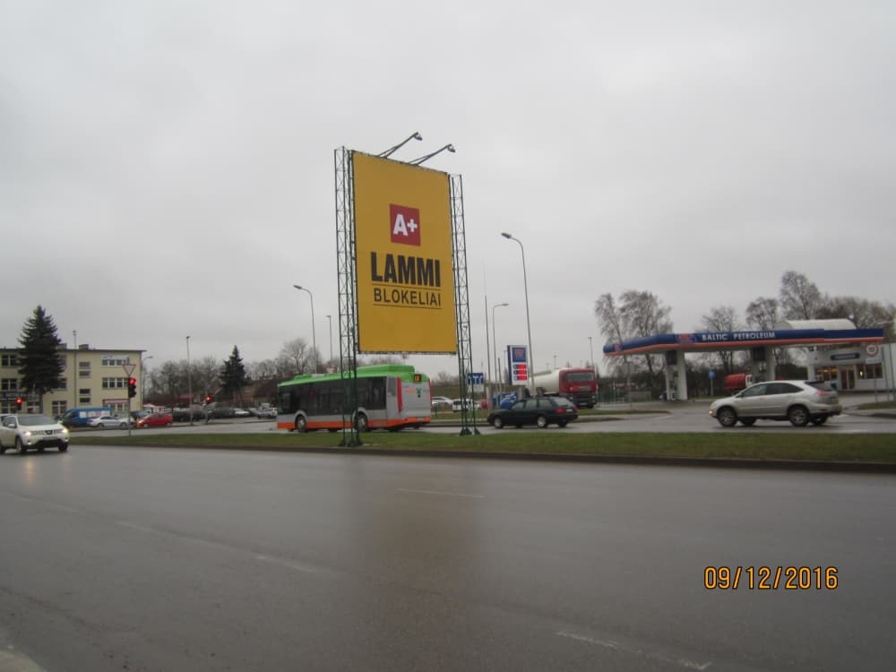 Reklamos stendas, Šiaurės pr. (B pusė)