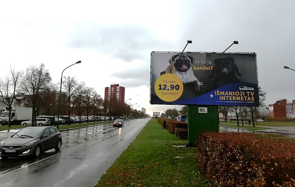 Reklamos stendas, Taikos pr. 101 (B pusė)