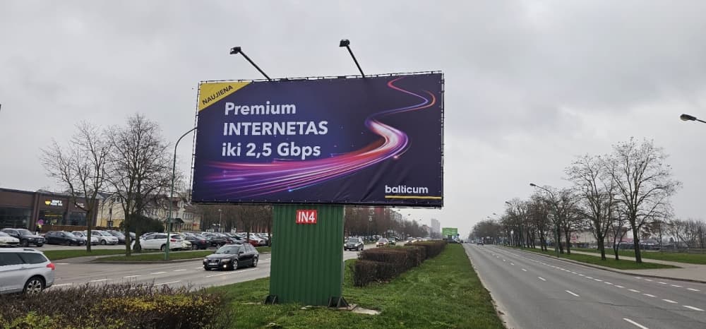 Reklamos stendas, Taikos pr. 101 (A pusė)