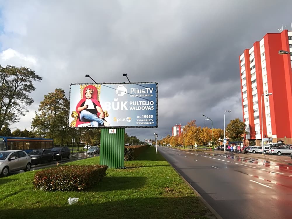 Reklamos stendas, Taikos pr. 109 (A pusė)