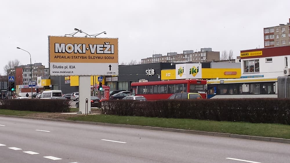 Reklamos stendas, Taikos pr. 119E (PC BIG) (B pusė)