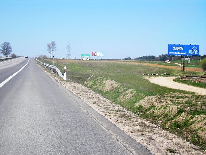Reklamos stendas, Vilnius–Kaunas 55km
