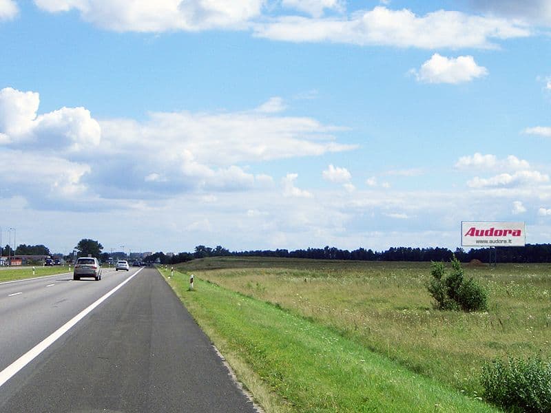 Reklamos stendas, Vilnius–Panevėžys 14km (D pusė)