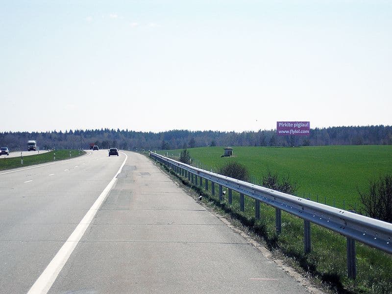 Reklamos stendas, Vilnius–Panevėžys 33km (D pusė)
