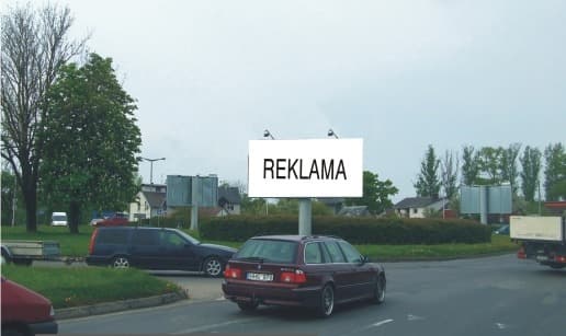 Reklamos stendas – Žiedas (iš Kerbedžio g.), Panevėžys