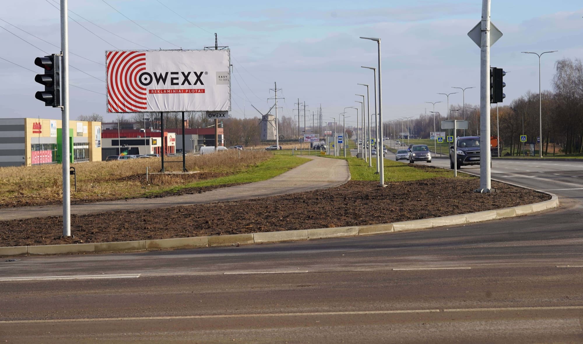 Reklamos stendas Šiauliai – Architektų g. ir Gardino g. sankirta, link centro, Šiauliai