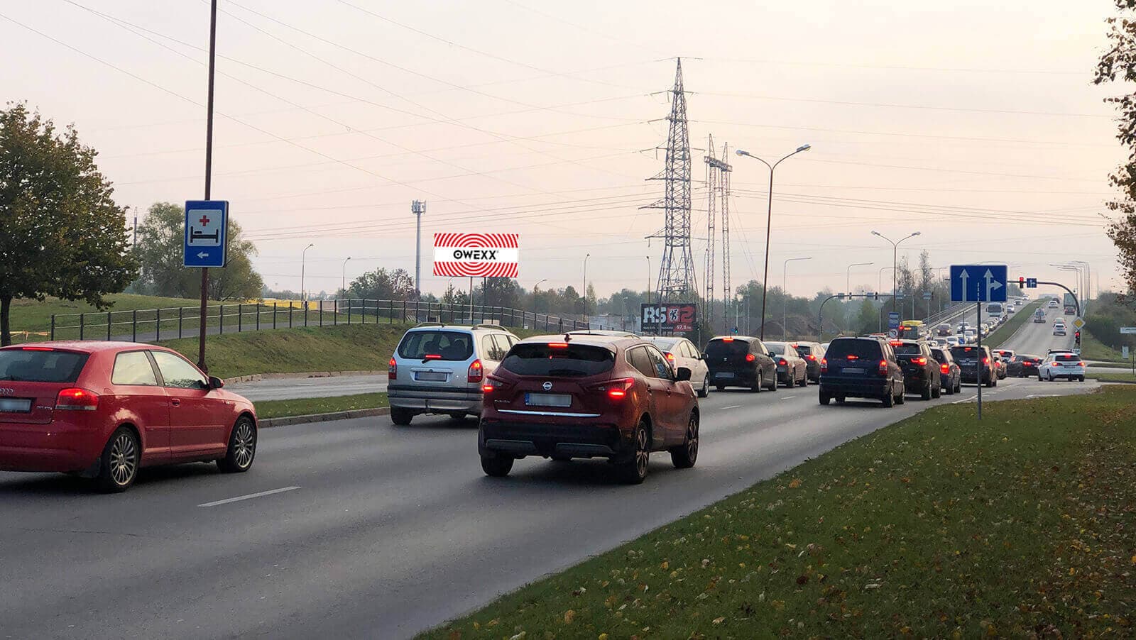 Reklamos stendas Šiauliai – Architektų g. ir J.Jablonskio g. sankirta (link miesto centro), Šiauliai