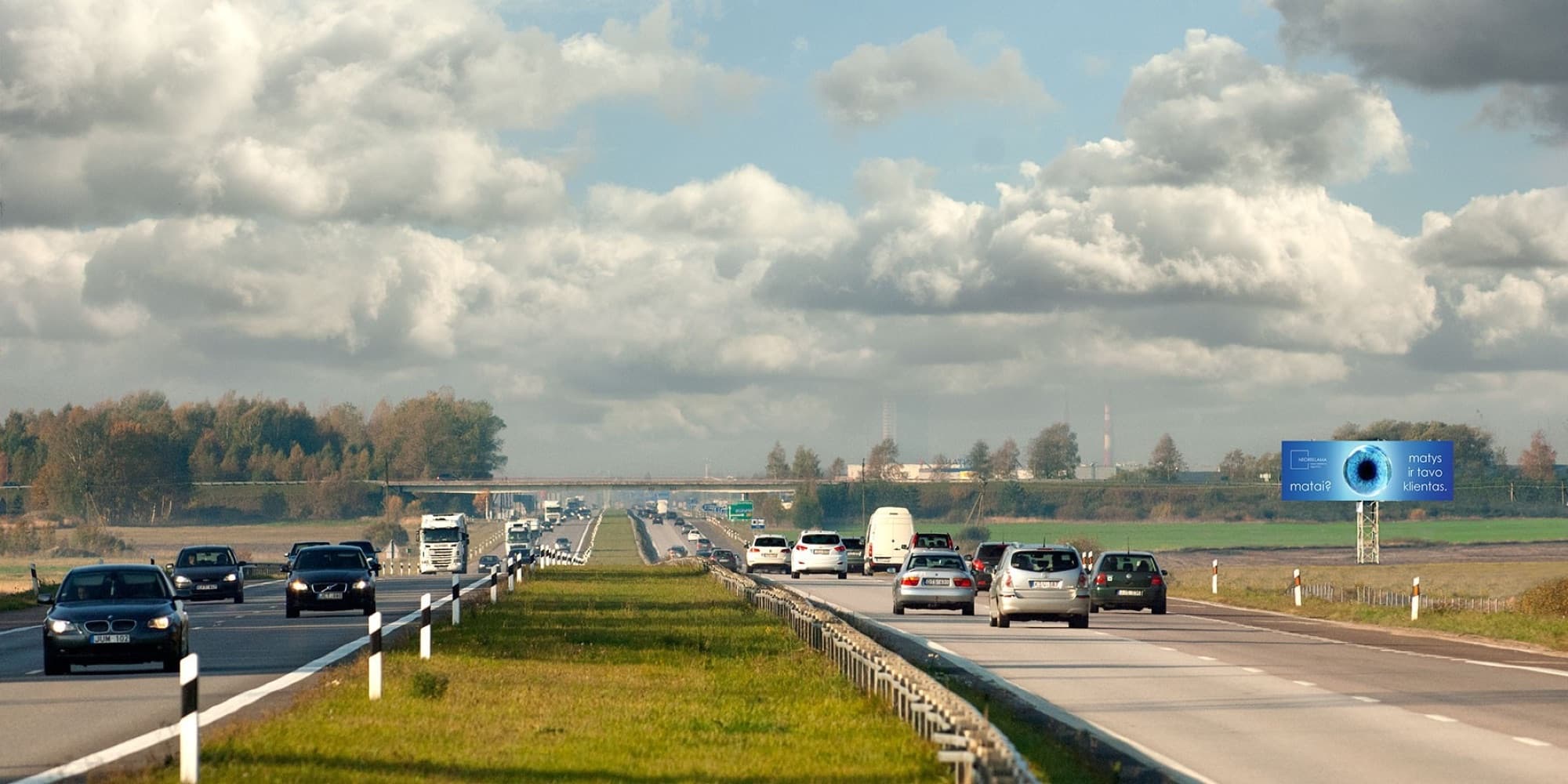 Automagistralė A1, Kaunas - Klaipėda (dešinėje pusėje), 297 km nuo Vilniaus