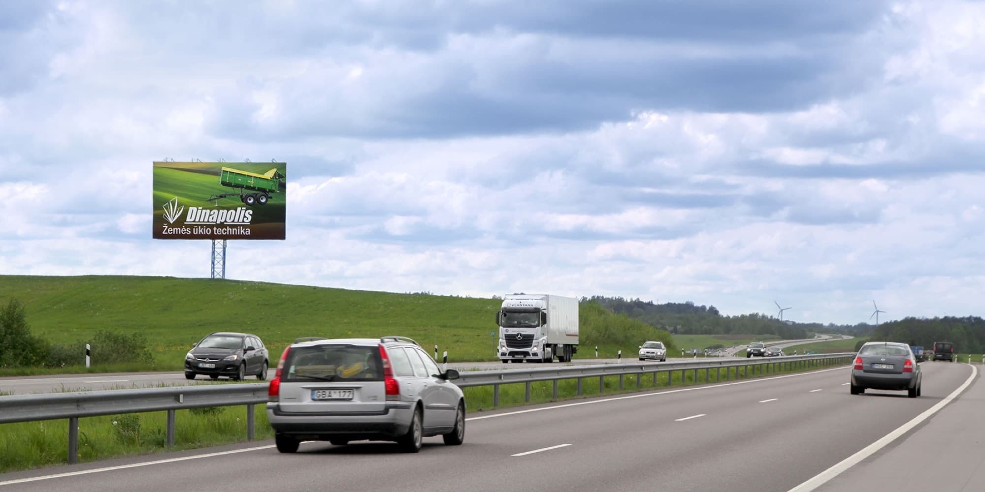 Automagistralė A1, Kaunas - Klaipėda (kairėje pusėje), 210 km nuo Vilniaus