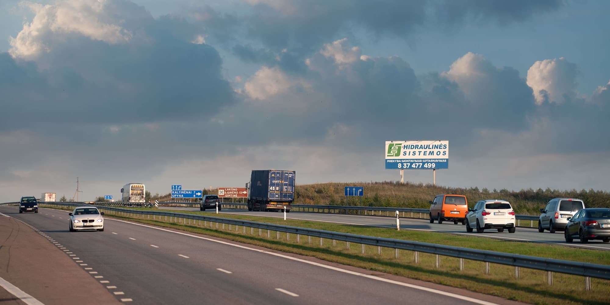 Automagistralė A1, Kaunas - Klaipėda (kairėje pusėje), 220 km nuo Vilniaus
