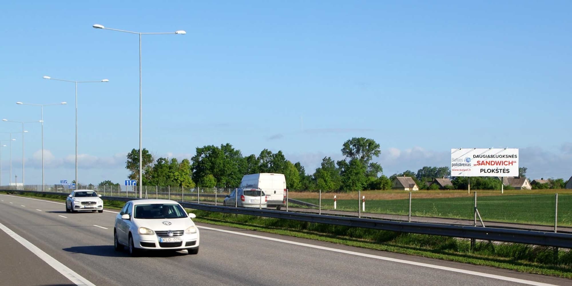 Automagistralė A1, Vilnius - Kaunas (dešinėje pusėje), 69 km nuo Vilniaus