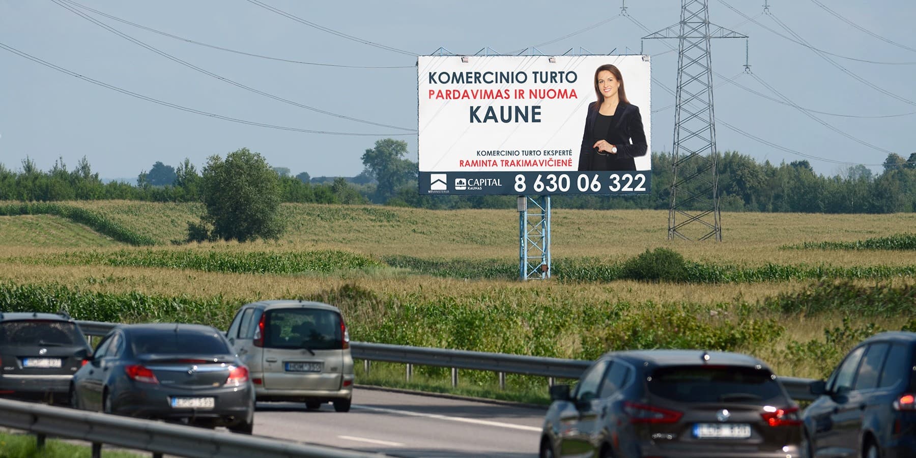 Automagistralė A1, Vilnius - Kaunas (dešinėje pusėje), 76 km nuo Vilniaus