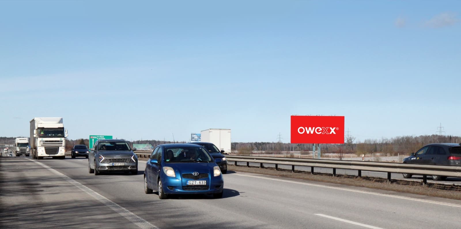 Automagistralė A1, Vilnius - Kaunas (dešinėje pusėje), 78 km nuo Vilniaus