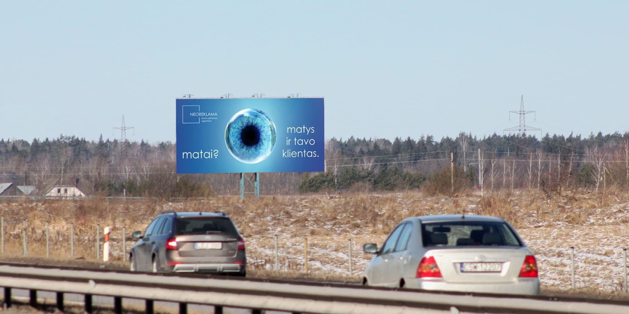 Automagistralė A1, Vilnius - Kaunas (kairėje pusėje), 78 km iki Vilniaus