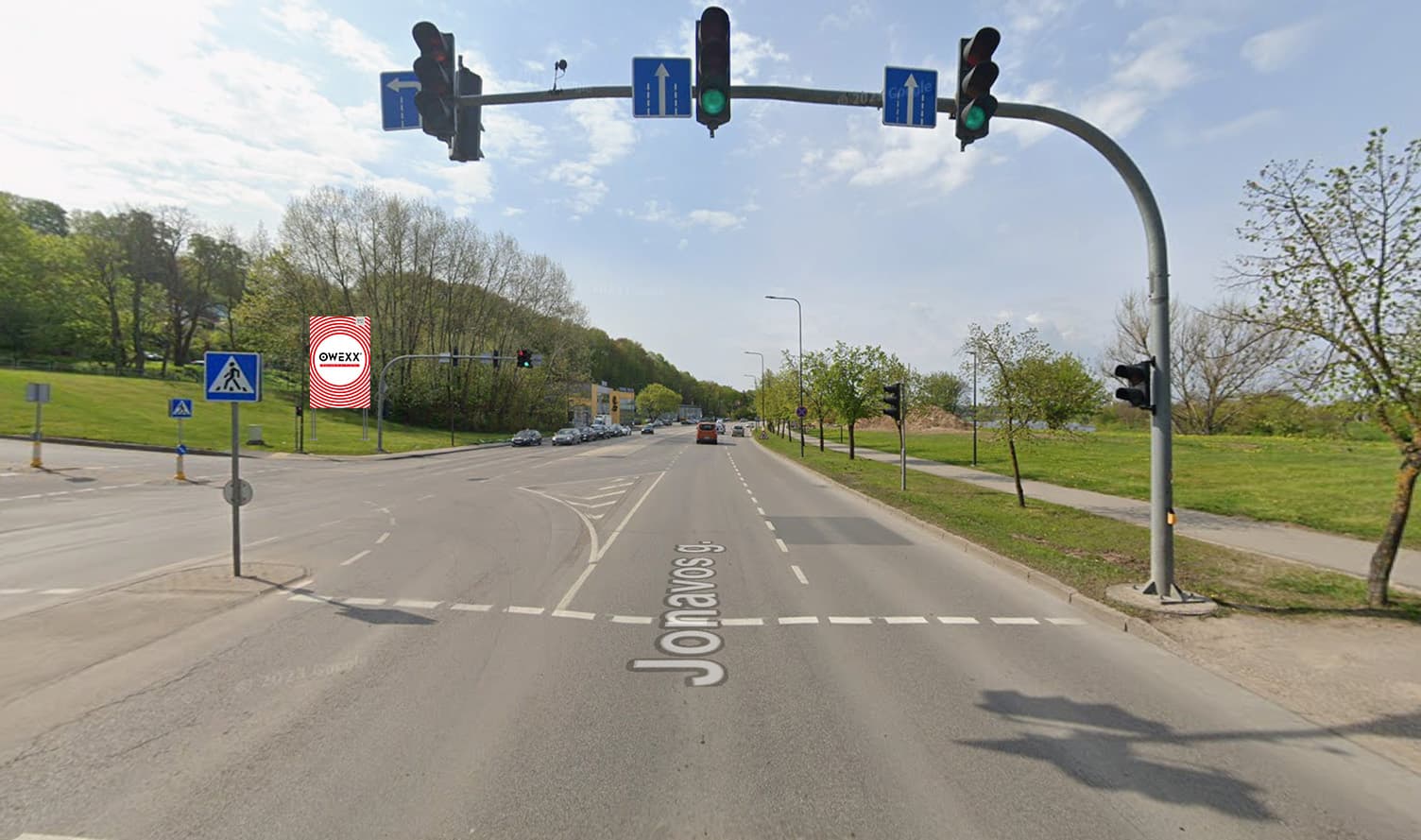Reklamos stendas Kaunas – Jonavos g. ir Eigulių g. sankryža