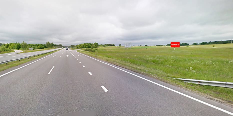 Magistralinis kelias A1/E85, nuo Vilniaus, prieš posūkį į Žiežmarius