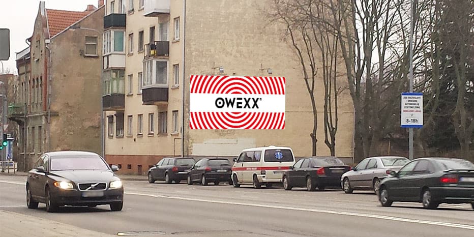 Minijos g. 3, ant namo sienos, link senamiesčio, Klaipėda