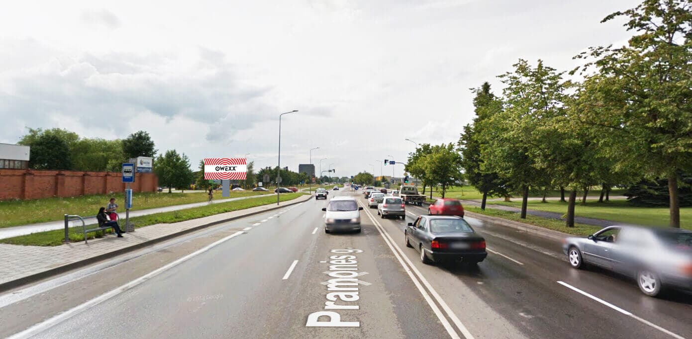 Reklamos stendas Šiauliai – Pramonės g. ir Išradėjų g. sankirta, nuo Pabalių turgaus, Šiauliai