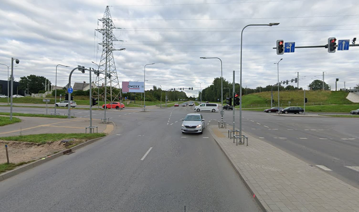 Reklamos stendas Šiauliai – Dubijos g. ir Serbentų g. sankirta, Šiauliai (nuo Tilžės g.)