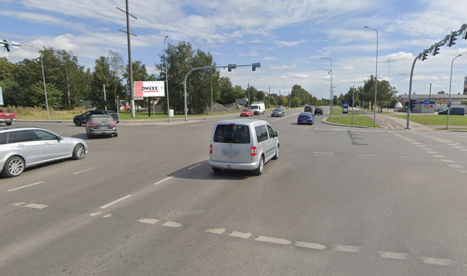 Reklamos stendas Šiauliai – Serbentų g. ir Pramonės g. sankirta, Šiauliai (link Dubijos g.)