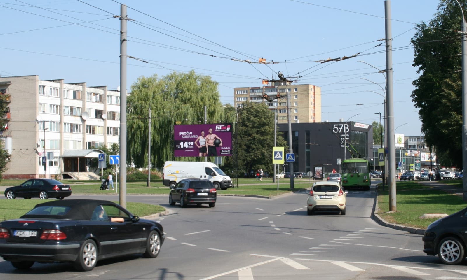Reklamos stendas – V.Krėvės pr., prie Kovo 11-osios g. sankryža prie namo 51, Kaunas (B pusė)