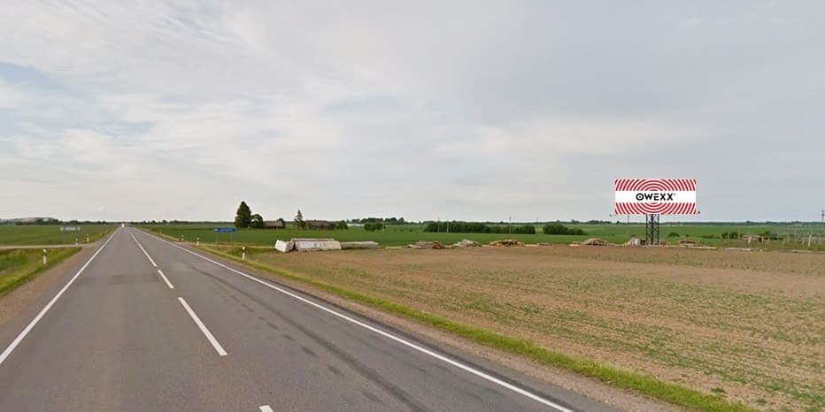 Reklamos stendas Via Baltia, Kaunas - Panevėžys, 18 km nuo Kauno (dešinėje pusėje)