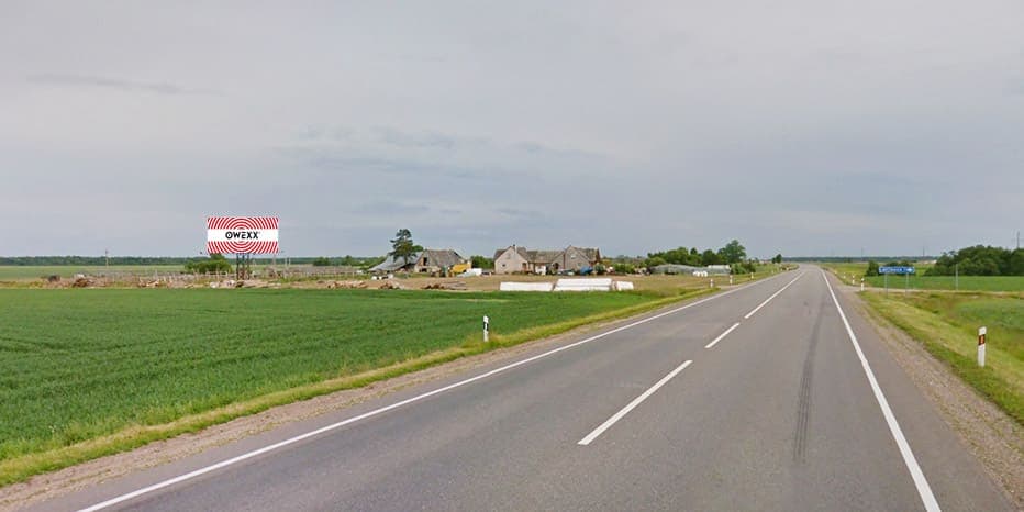 Reklamos stendas Via Baltia, Panevėžys - Kaunas, 18 km iki Kauno (kairėje pusėje)