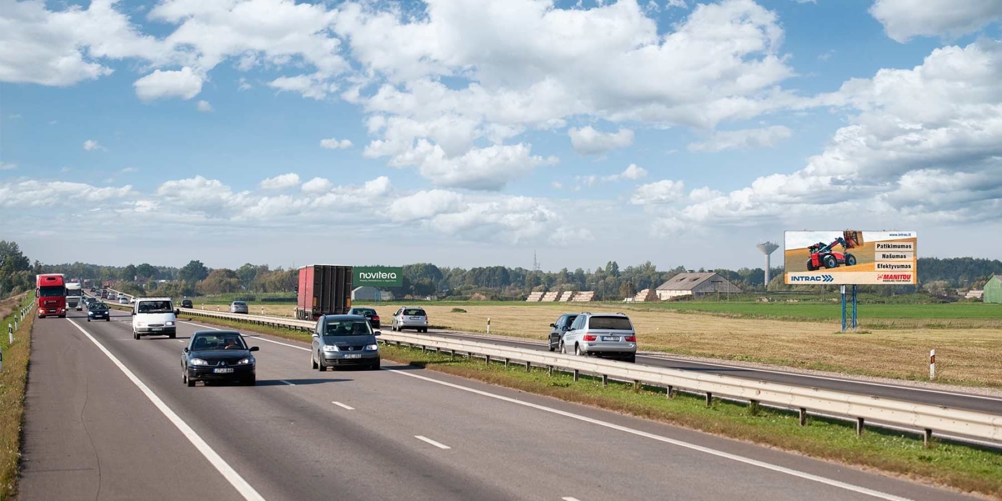 Via Baltica kelias, Marijampolė - Kaunas (dešinėje pusėje), 2,5 km nuo Kauno