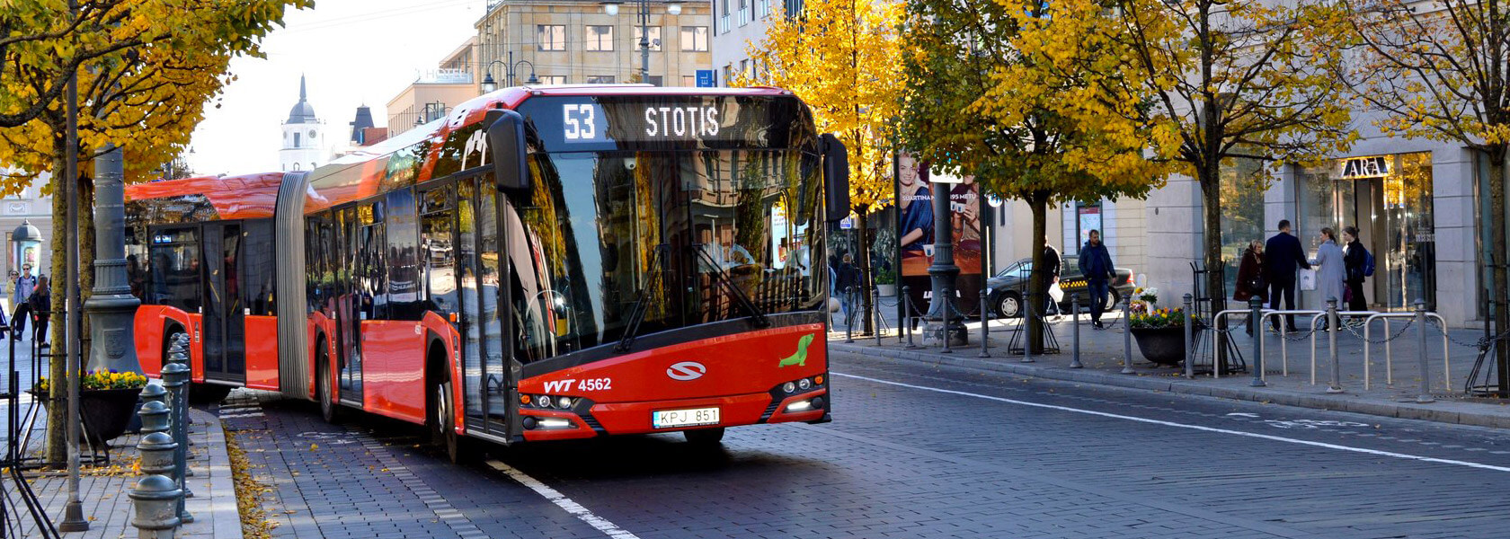 Reklama ant autobusų Vilniuje