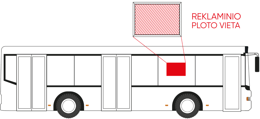 Vitrininiai rėmeliai Kauno viešajame transporte