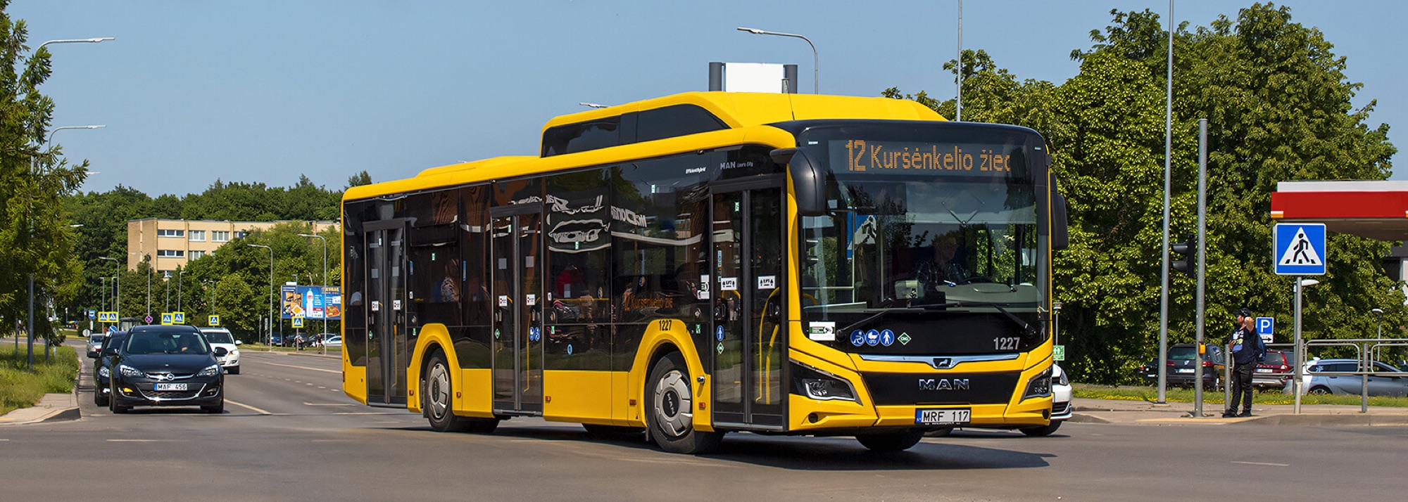 Reklama autobusų stotyje Šiauliuose