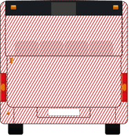 Reklamos plotai ant autobusų ir jų viduje