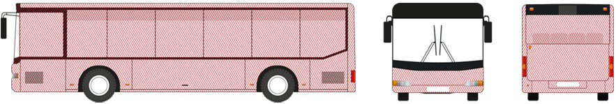 Reklamos plotai ant autobusų Šiauliuose