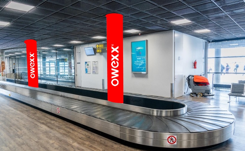 Reklaminės kolonos — Kauno oro uostas